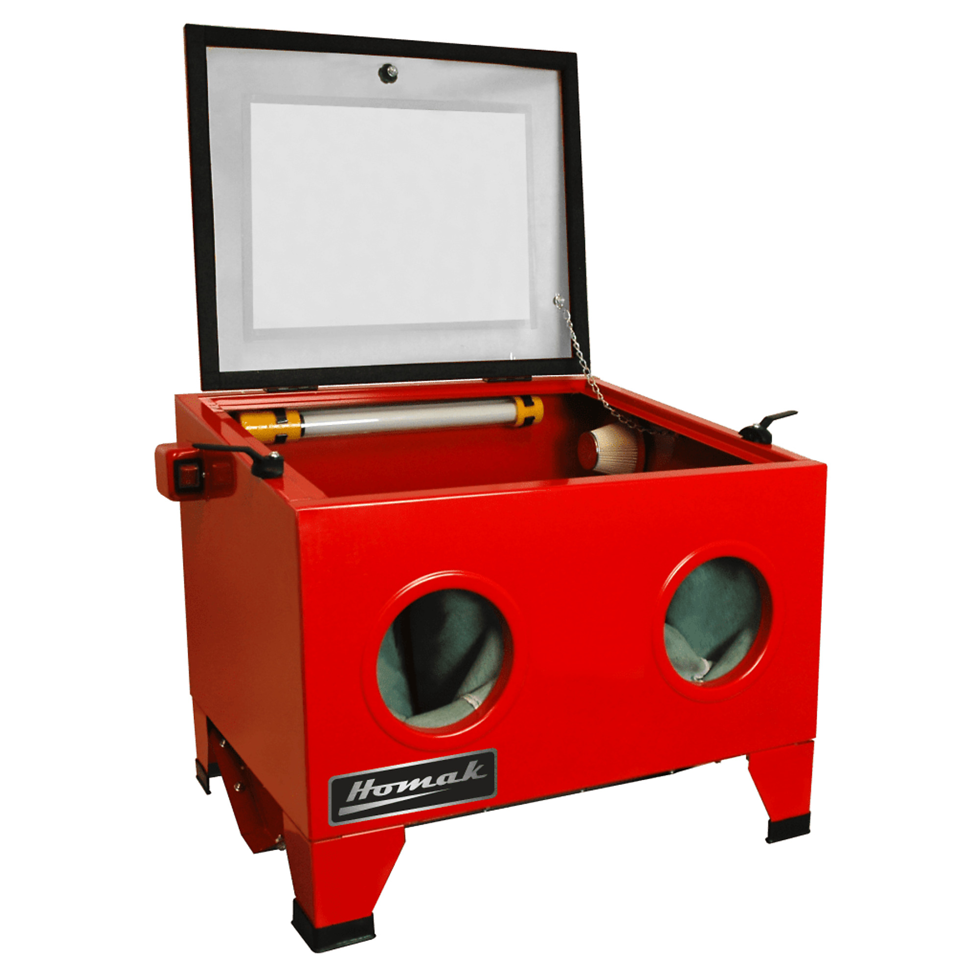 Homak, Table Top Abrasive Blast Cabinet, Removable mesh-design work surface tray, Model #  RD00920250